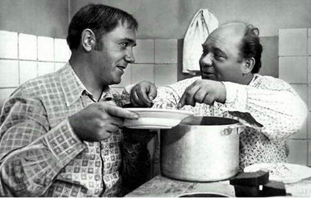 Леонид Куравлев и Евгений Леонов в фильме "Афоня"