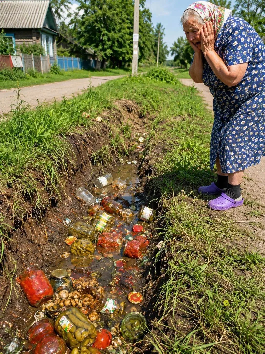Я нашла свои банки в канаве за сараем и чуть не заплакала. И вскоре узнала, почему они ...