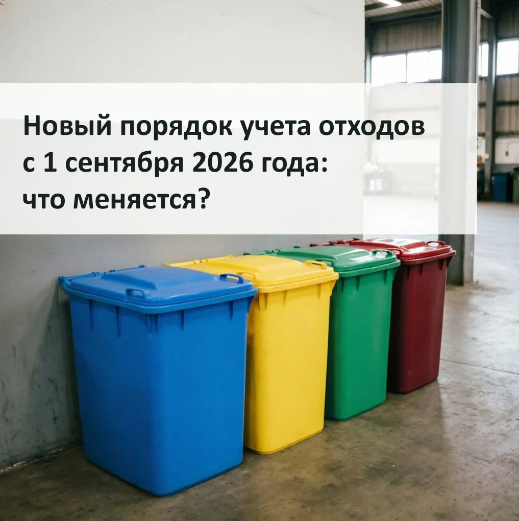 ✅С 1 сентября 2026 года вступает в силу новый Порядок учета в области обращения с отход...