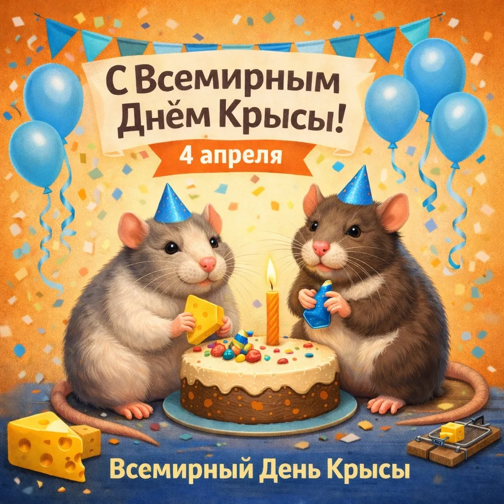 Сегодня — Всемирный день крысы 🐀