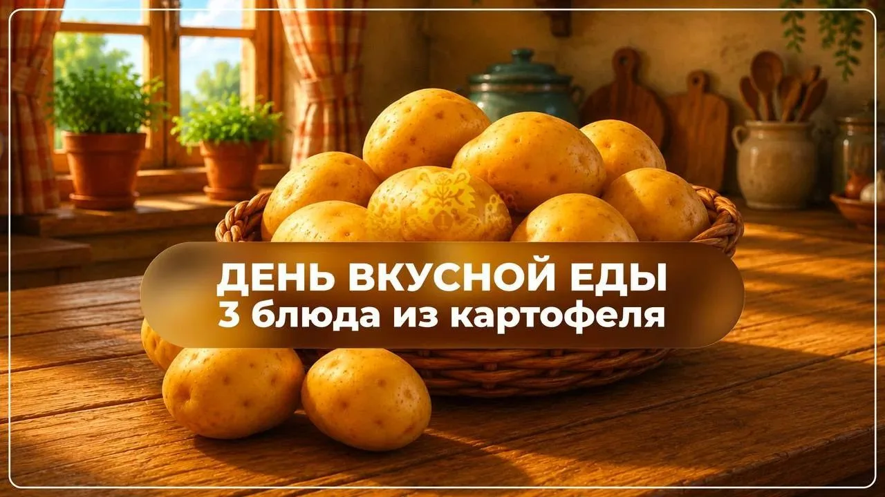 🥔 Сегодня отмечают День вкусной еды — отличный повод приготовить что-нибудь домашнее, горячее и без