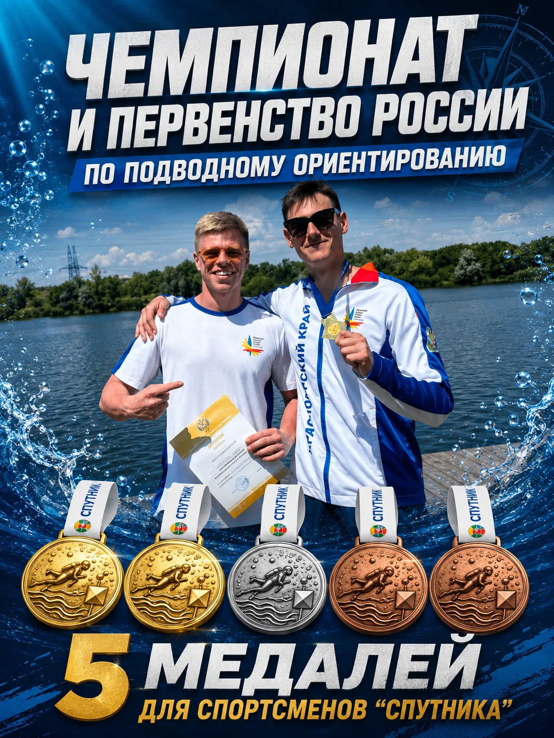 🏊 На завершившемся в городе Балаково чемпионате России по подводному спорту в группе д...