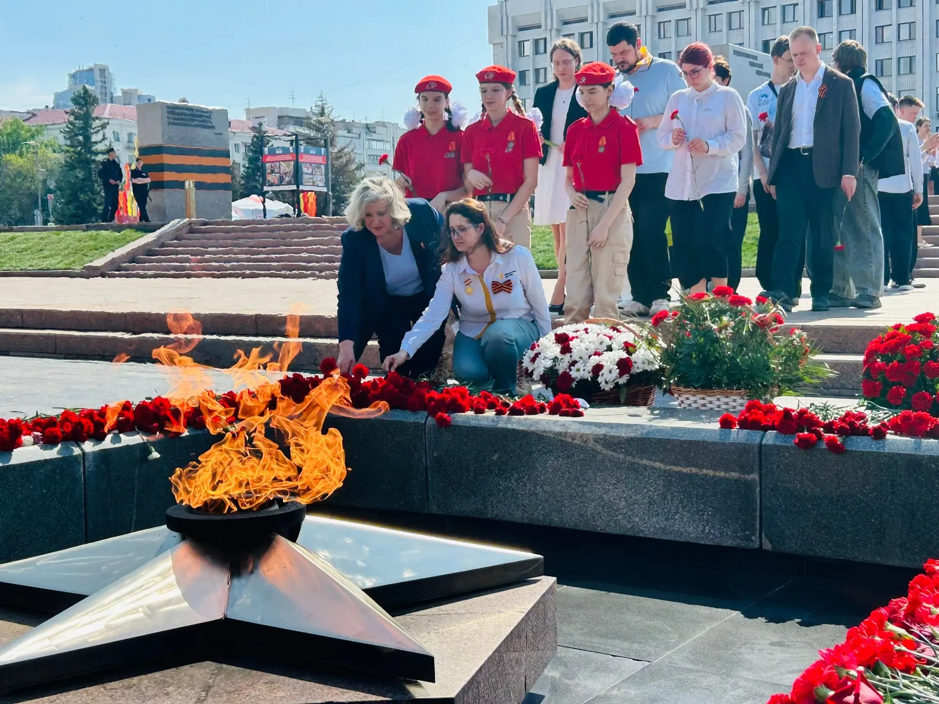 Память живёт, пока мы помним 🇷🇺  В преддверии Дня Победы в разных уголках страны прошли события, нап