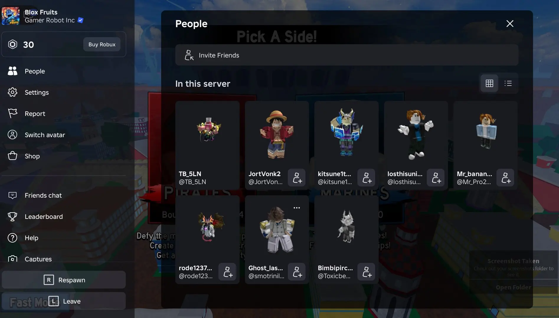 🧐В Roblox тестируют новое меню в играх