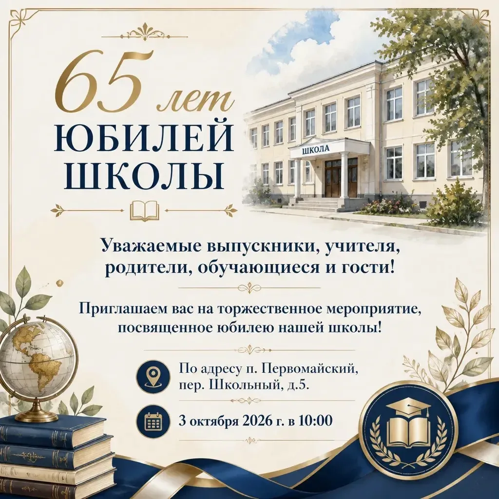 🏫НАМ 65 ЛЕТ❗️