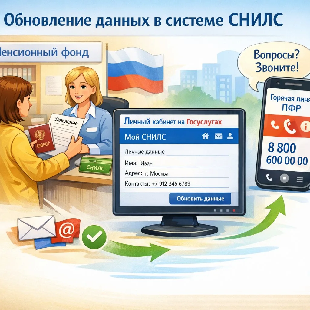 ​​⚡️Как обновить информацию в СНИЛС и получить его дубликат

Страховой номер индивидуального лицевог