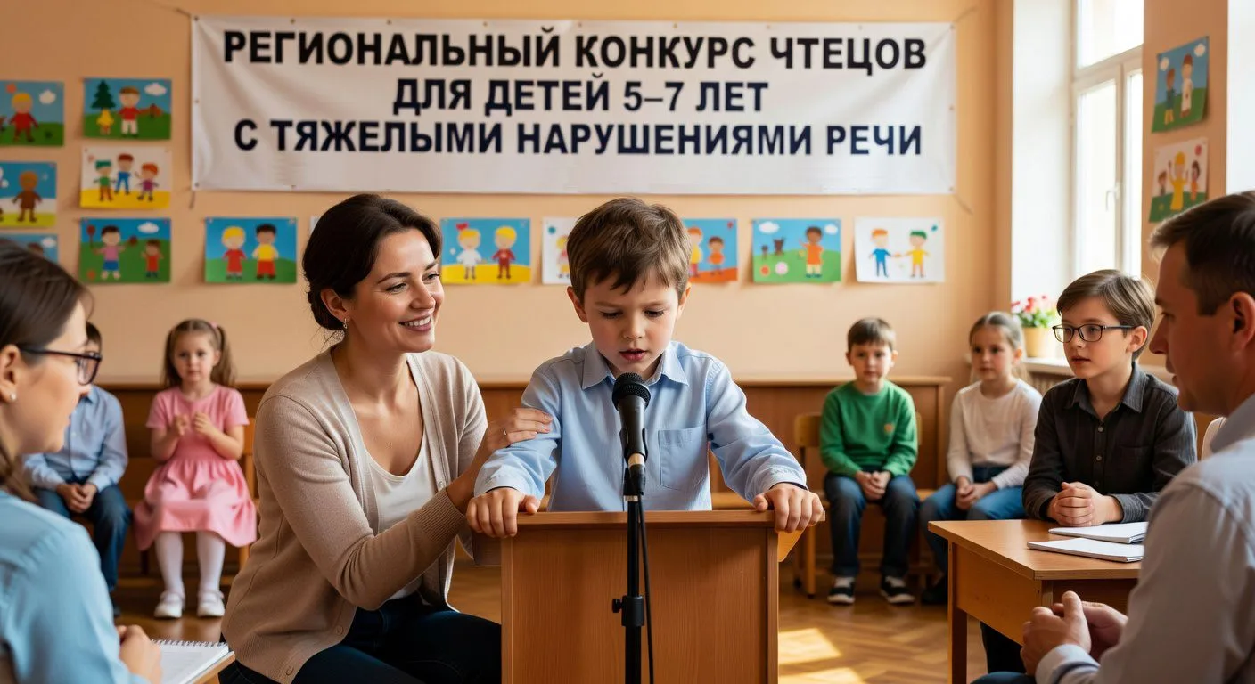 Региональный конкурс чтецов для детей 5–7 лет с тяжелыми нарушениями речи