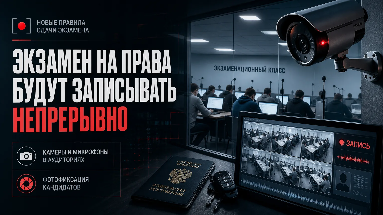 🚘 С 1 марта 2027 года экзамен на права будут непрерывно записывать