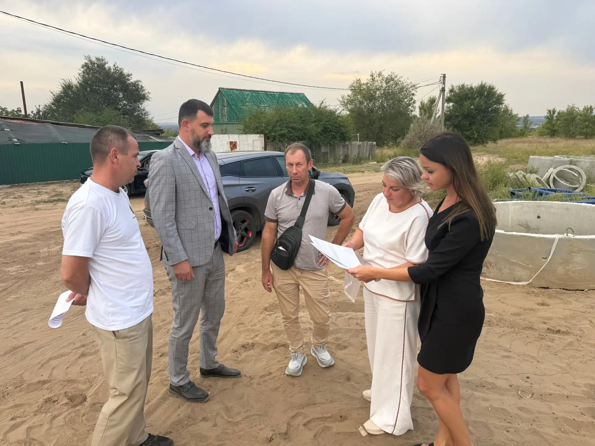💧 В хуторе Старая Станица обсудили ход строительства водопроводных сетей