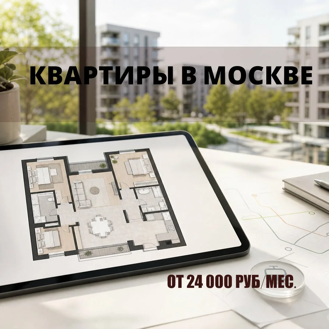 Квартиры в Москве от 25000 руб/мес