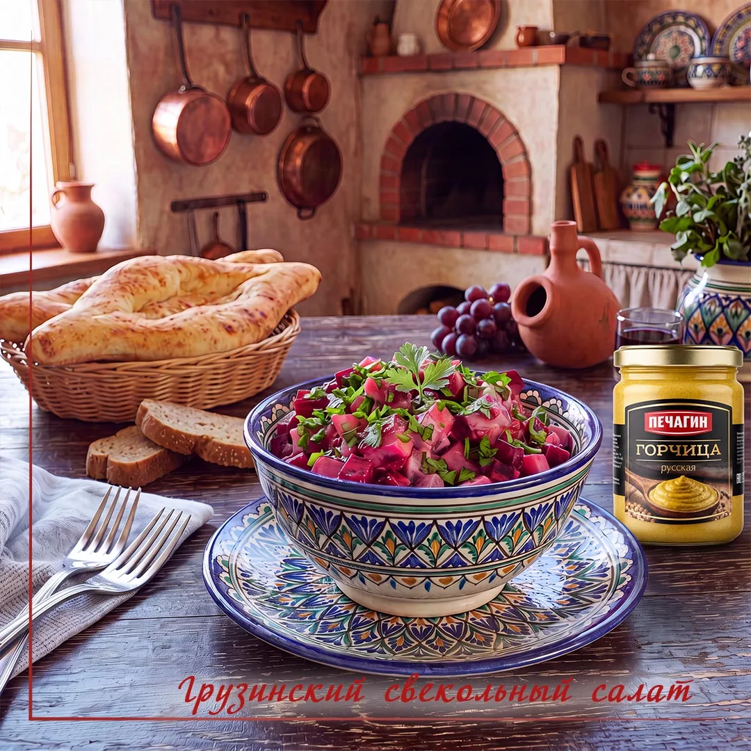 🥗 Грузинский свекольный салат.