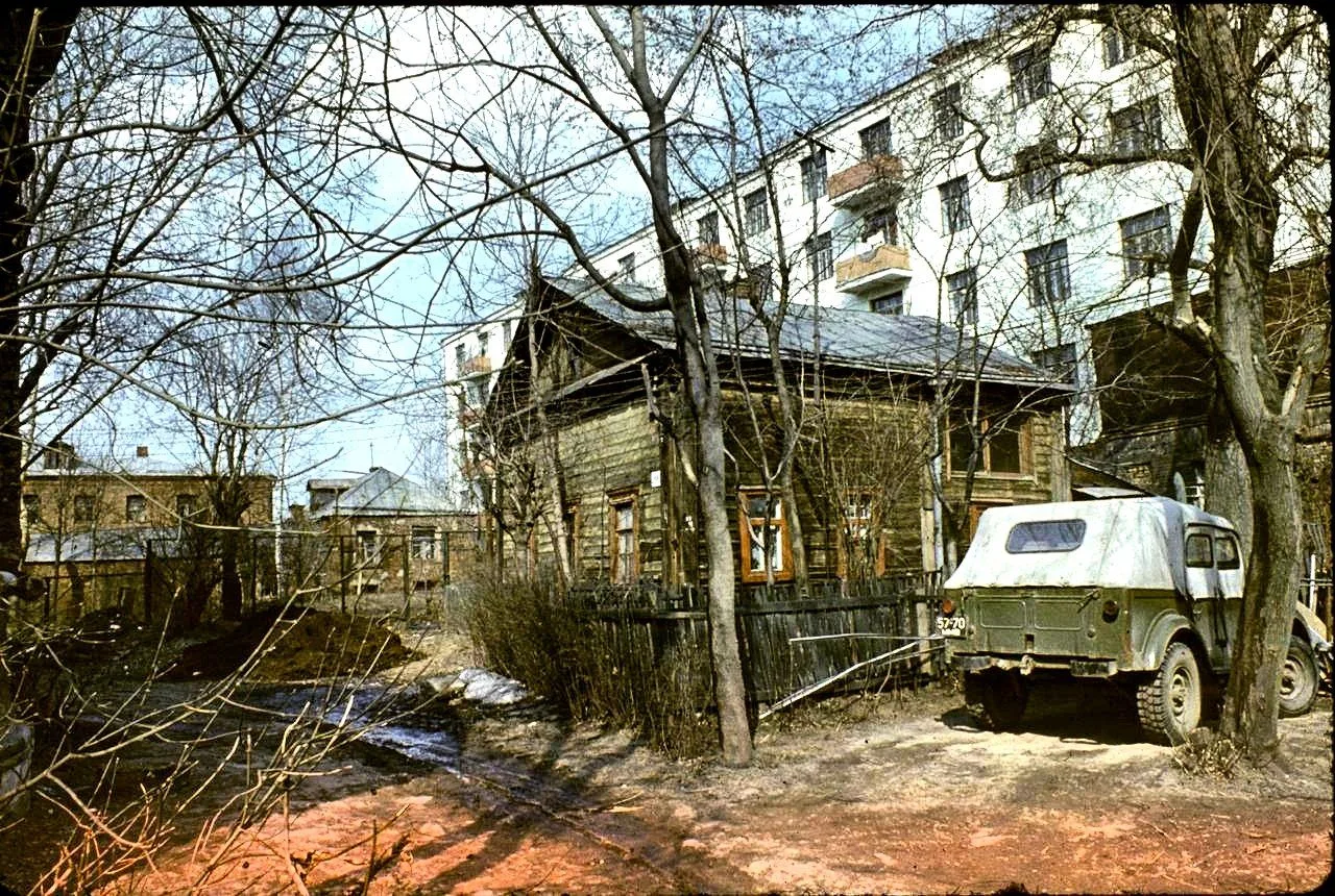 Москва двор в 1-м Троицком переулке 1979год