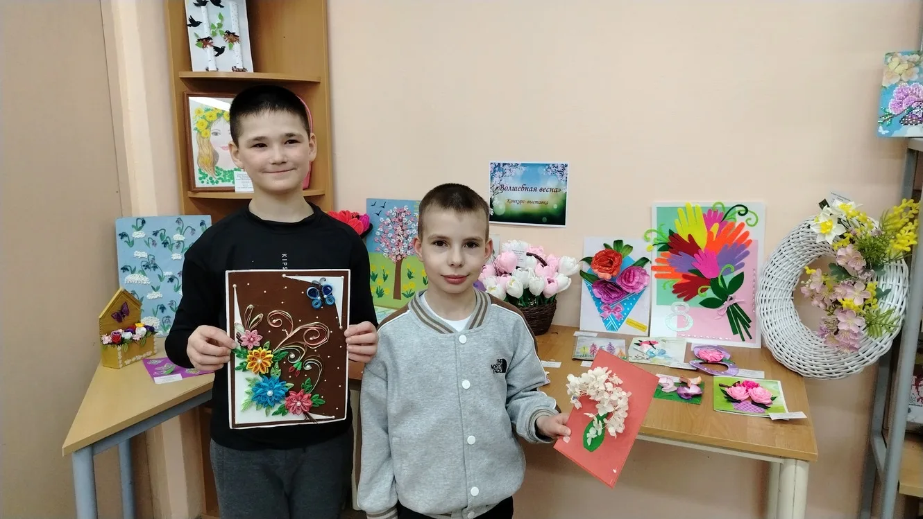 «Волшебная весна» пришла в Кадниковский детский дом-интернат !  Именно так называется новая выставка