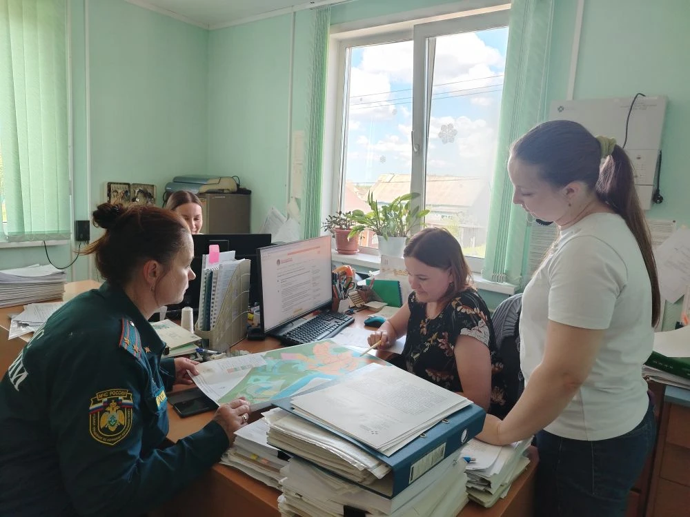 В рамках проведения плановой выездной проверки заместитель начальника ОНД и ПР Мазченко С.А. посетил