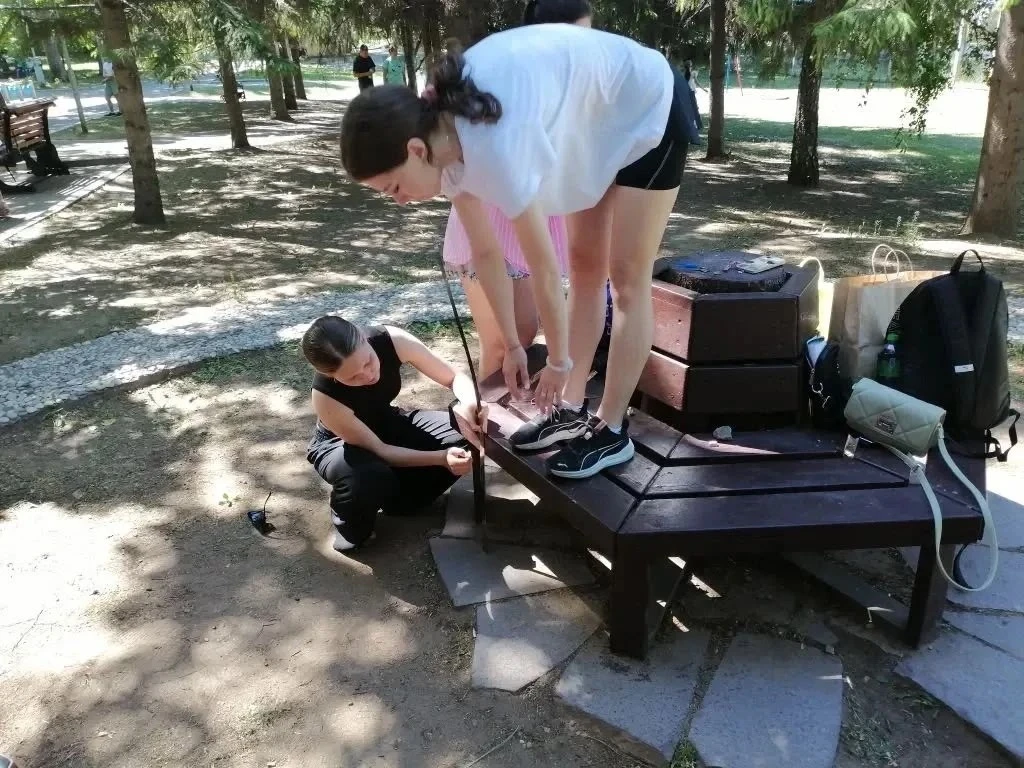 🏆 В парке имени Ивана Якутова прошли районные соревнования всероссийского проекта «Вызов Первых». На