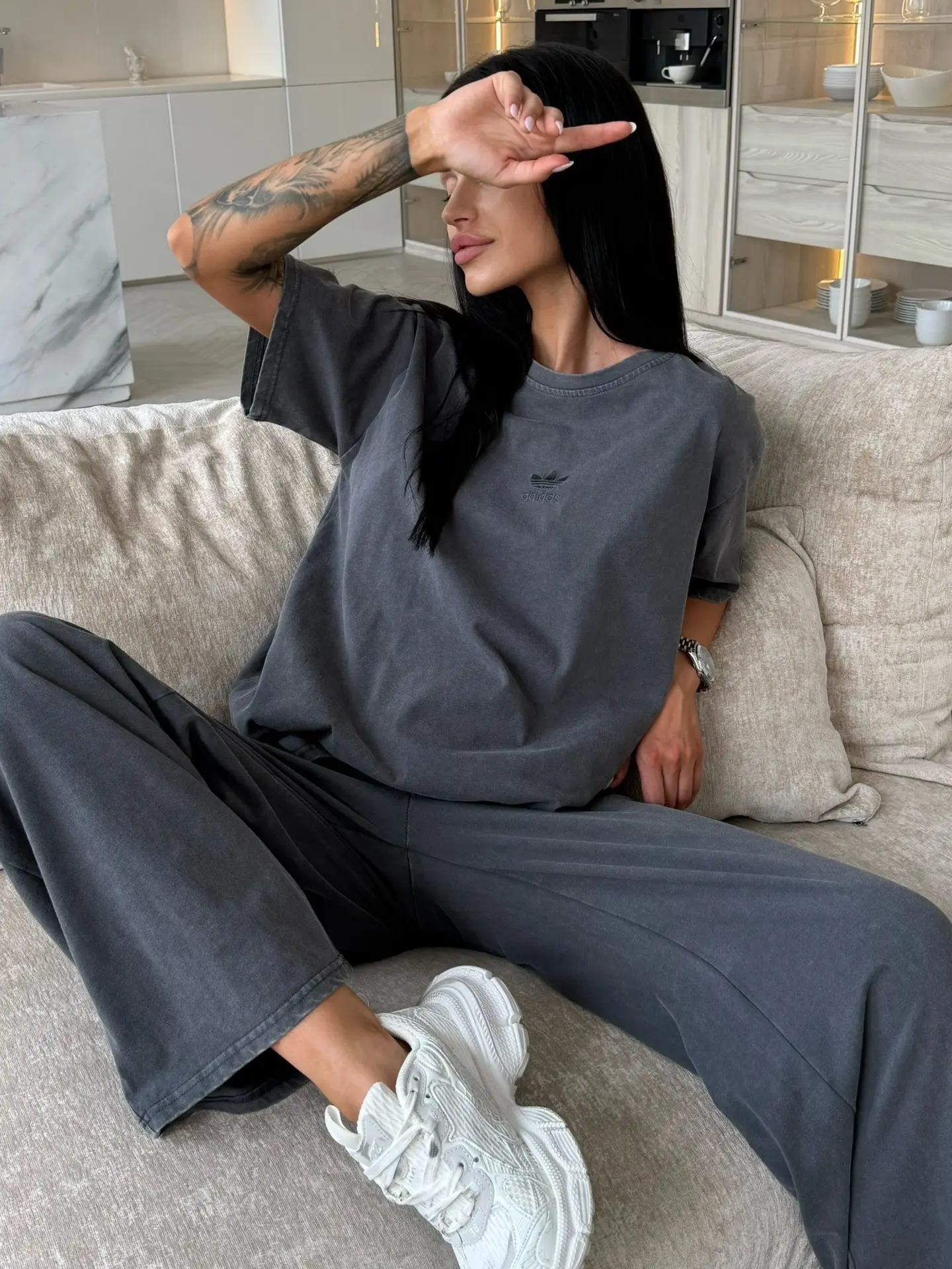 ____🖤 𝐍𝐞𝐰 𝐂𝐨𝐥𝐥𝐞𝐜𝐭𝐢𝐨𝐧 🖤____

 ▪️NEW▪️Эстетика Vintage Wash: Костюм Ad!das, который выг