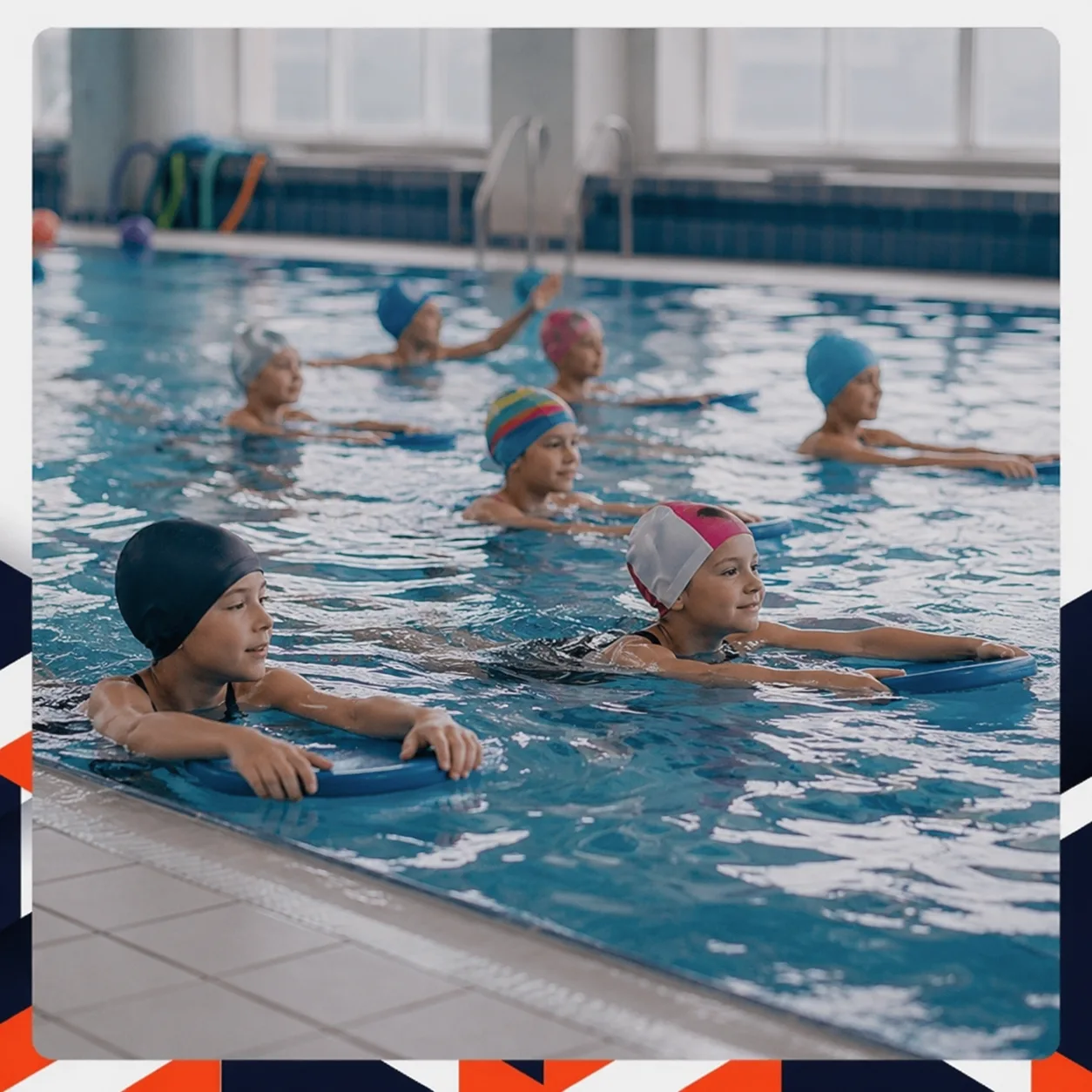 Детская группа здоровья в бассейне 🏊‍♀️