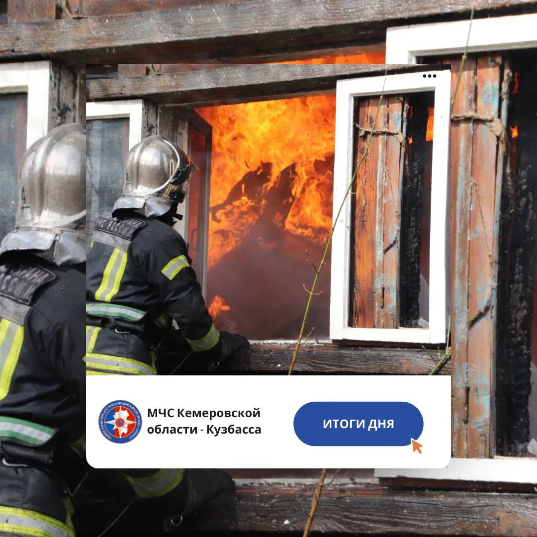 За дежурные сутки с 30 по 31 августа пожарно-спасательные подразделения Кузбасса ликвид...