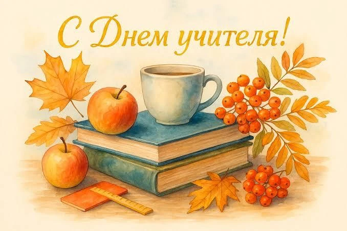 🎓 Сегодня отмечают День учителя.