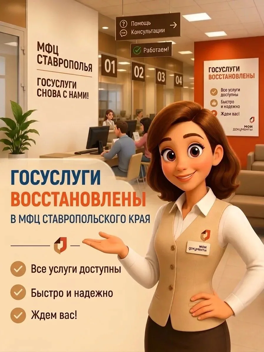 Госуслуги снова в МФЦ: мы открываем прием!