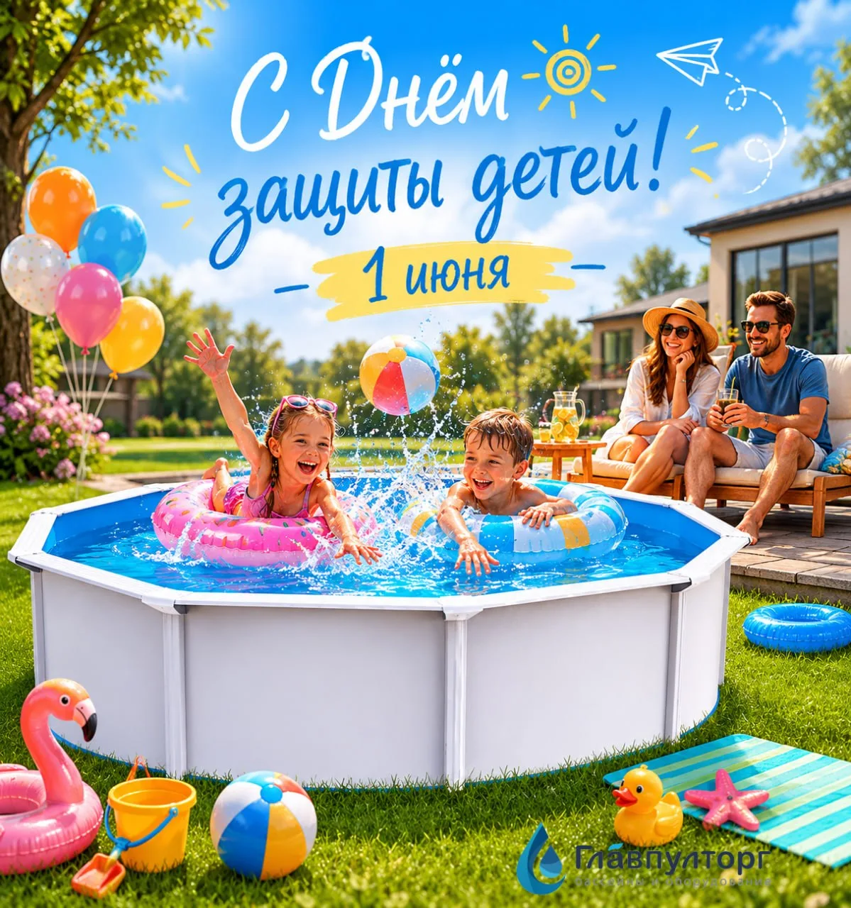 С Днём защиты детей и началом долгожданного лета!☀️ Пусть детство  будет ярким и счастл...