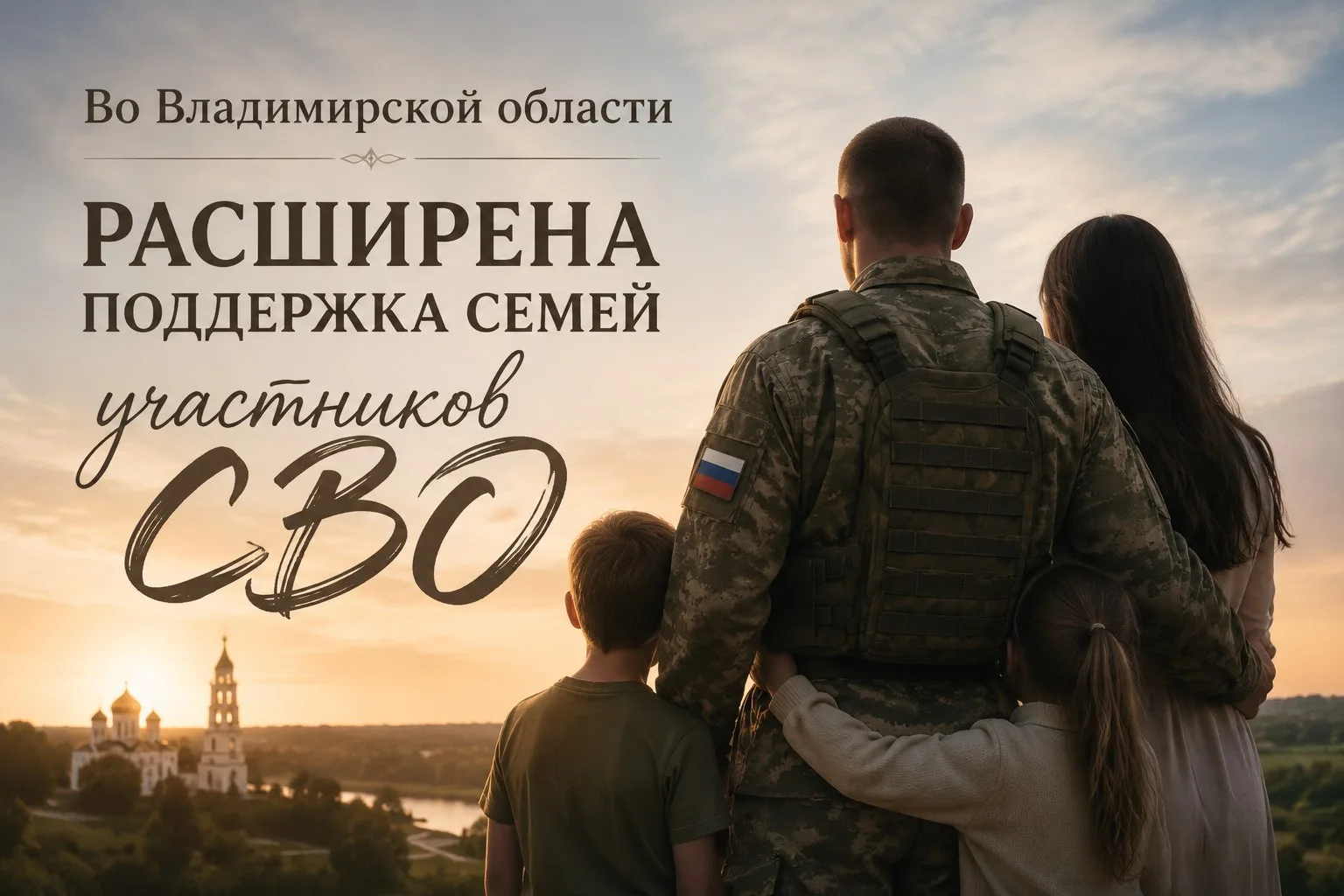 🇷🇺 Во Владимирской области расширена поддержка семей участников СВО
