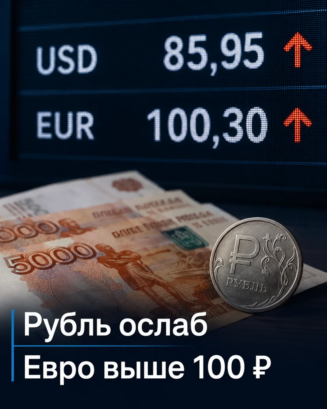 Евро снова выше 100 рублей