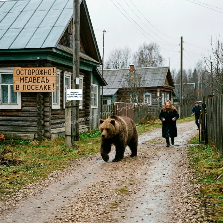 ⚠️ ВНИМАНИЕ: Осторожно, дикие животные!