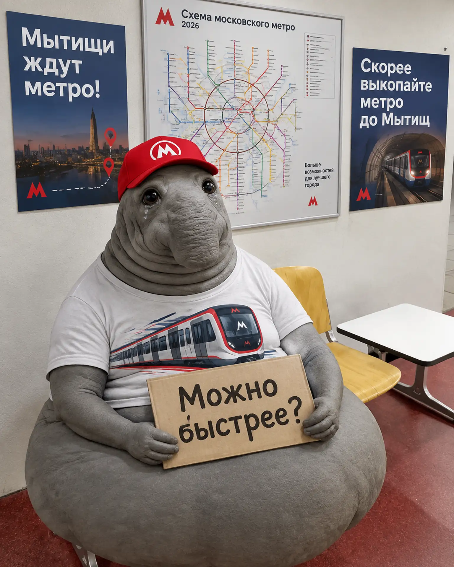 Сегодня стало известно, что метро дотянут до Мытищ... до 2035 года