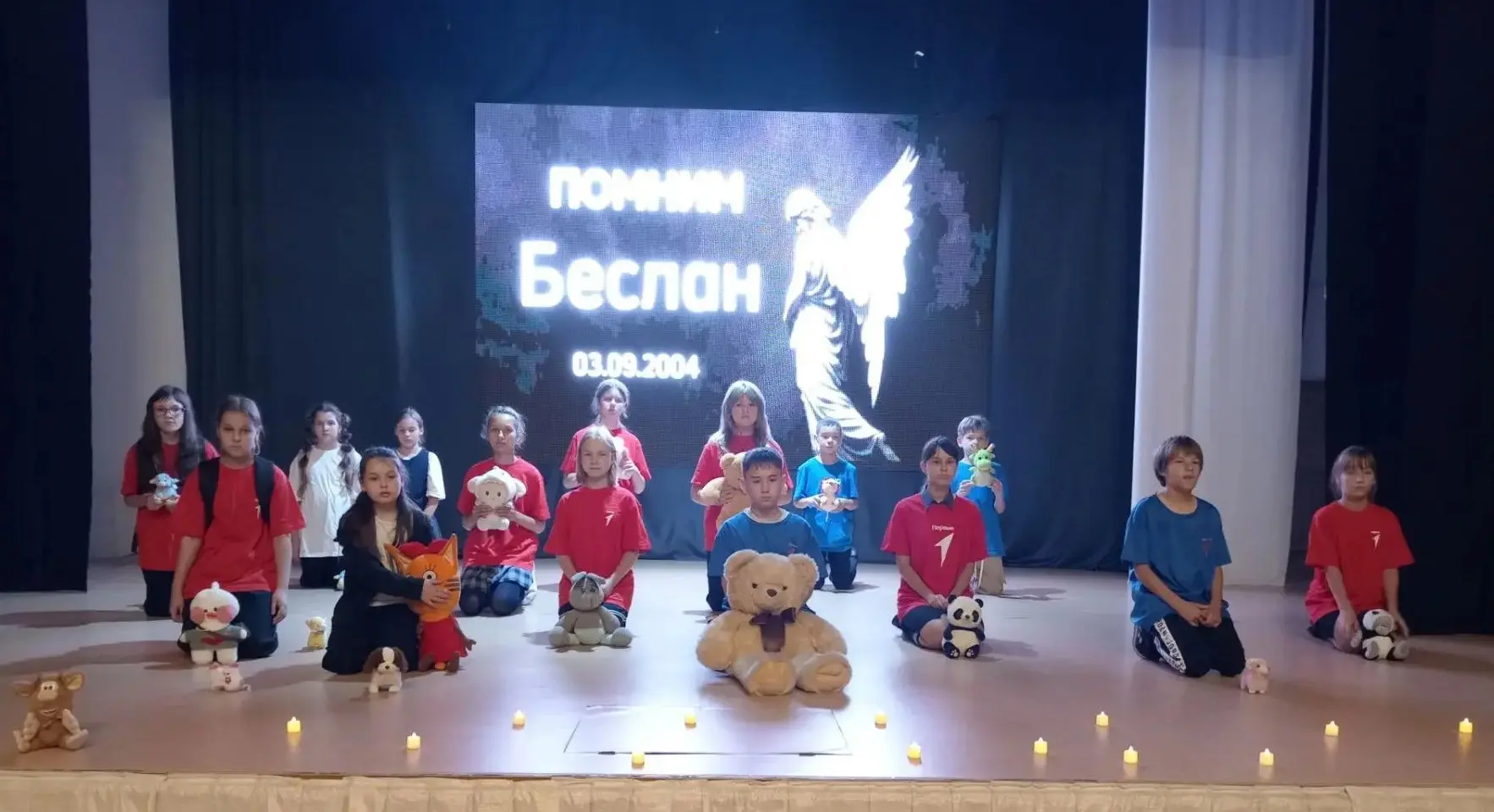 🚫 Мы против террора! Патриотическая акция в п. Майский