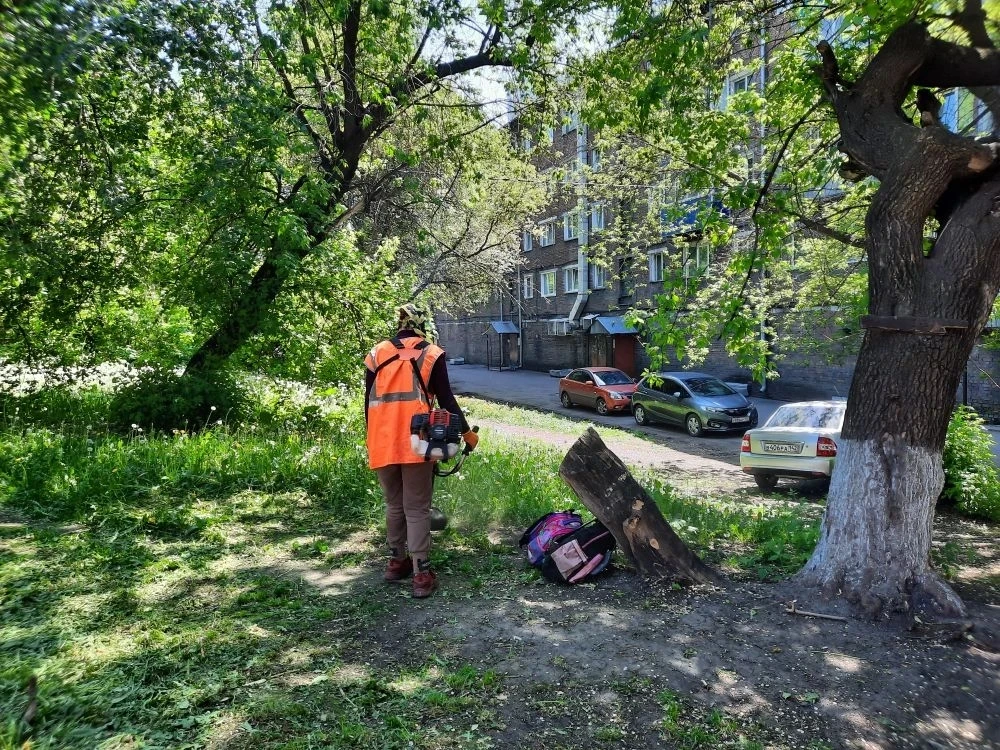 📸 Управляющая компания 
 "Центр города" информирует, что мы продолжаем работы в рамках общего благо