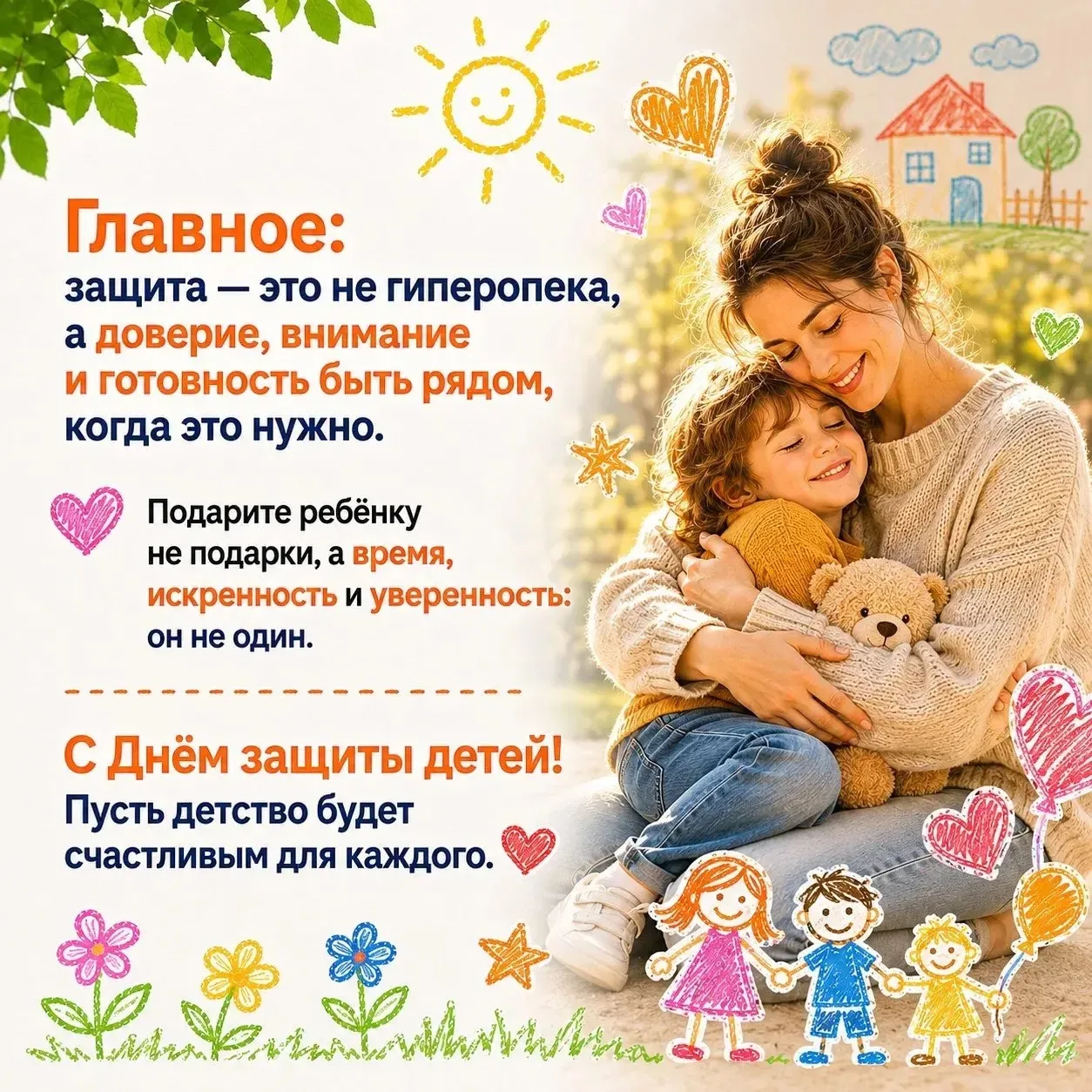 🗓️1 июня — День защиты детей!