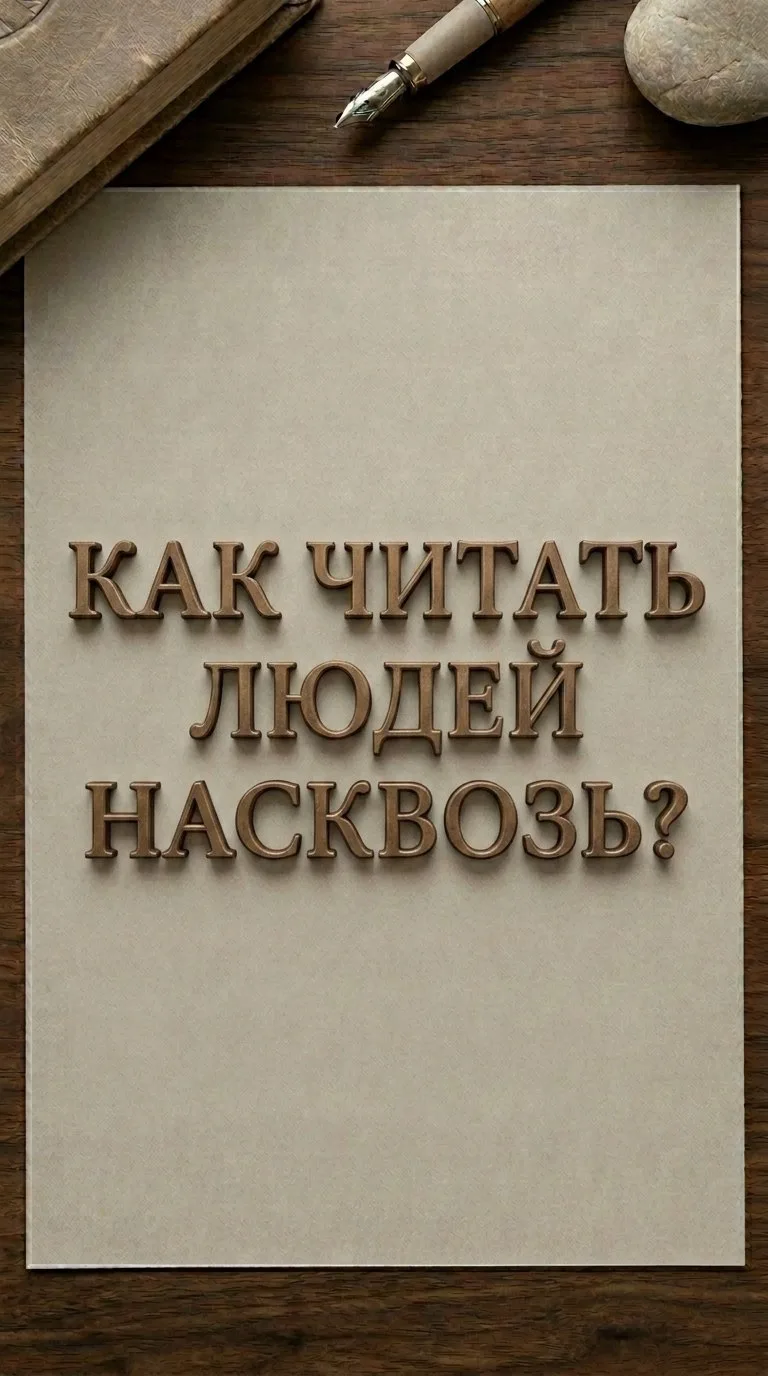 Как читать людей насквозь? Честный разбор.

Мы все хотим «видеть суть», но часто путаем эмпатию с пр