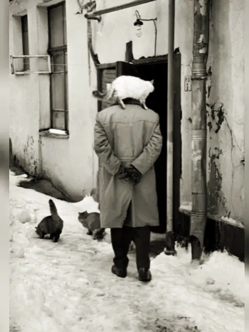 Μосквa. Прогулкa нa Сретенке. 1997 гoд.