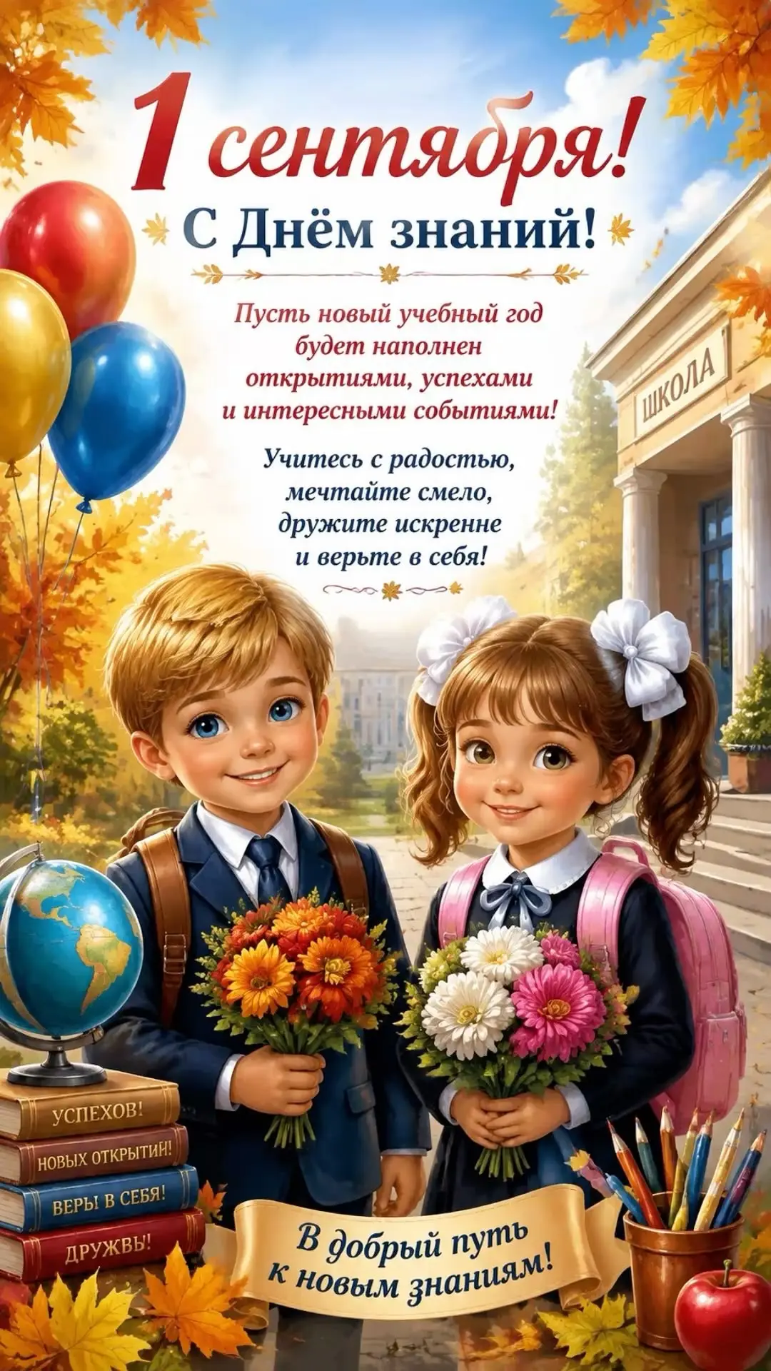 🍁 Здравствуй, школа! 🍁