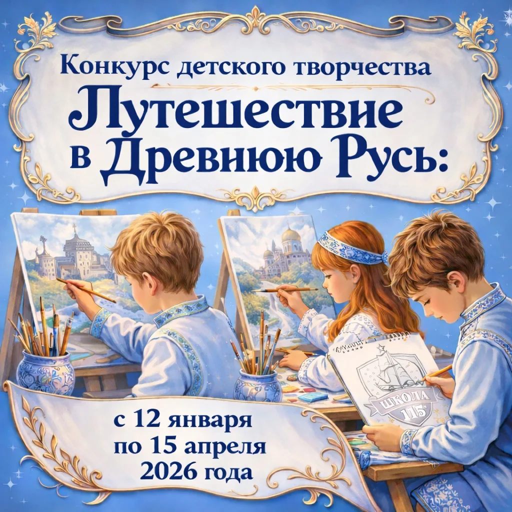 Конкурс детского творчества «Путешествие в Древнюю Русь» 🎨  Центральный музей древнерусской культуры