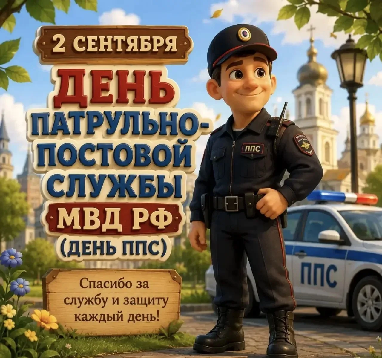 Консультация на тему «2 сентября — День патрульно‑постовой службы (ППС): как и что расс...