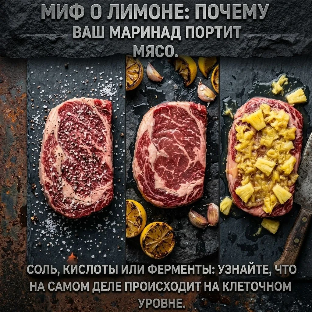 Делает ли лимон мясо мягким?