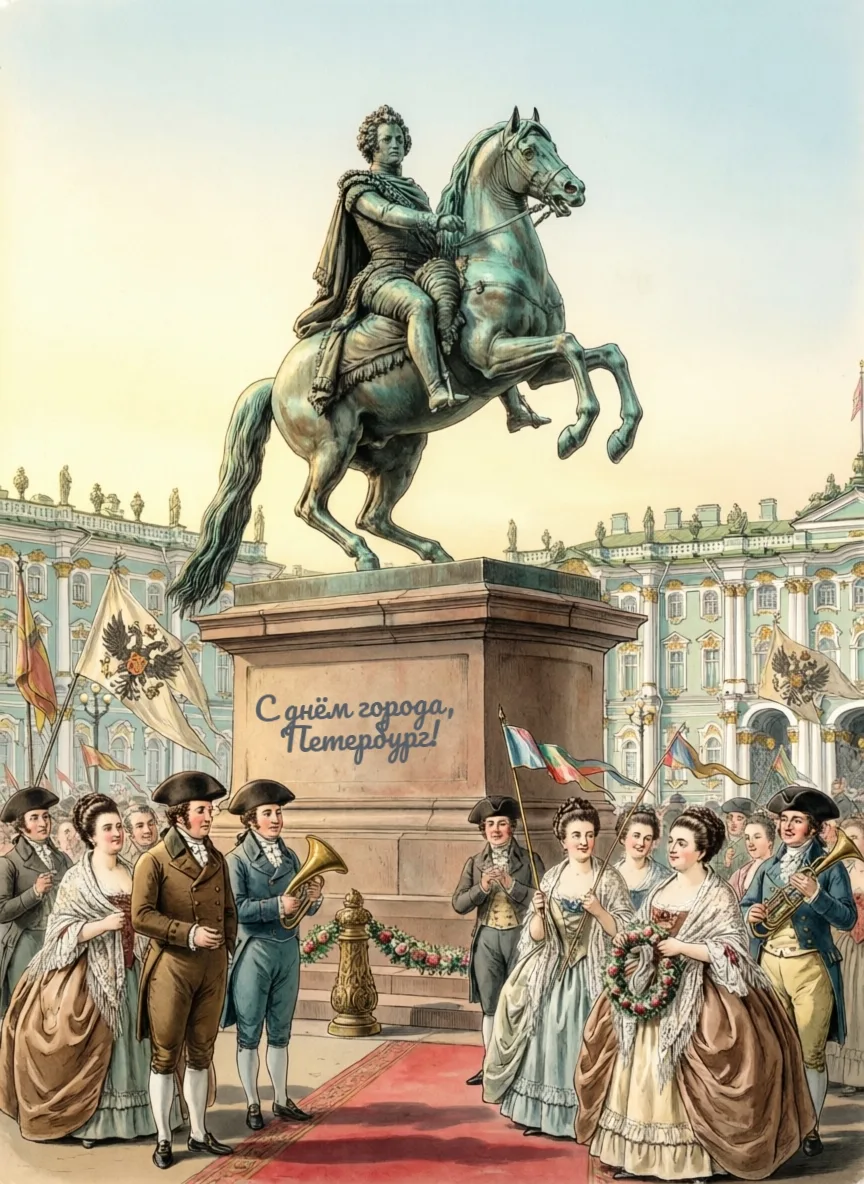 🎉 Санкт-Петербург, с днём рождения! 🏛💙