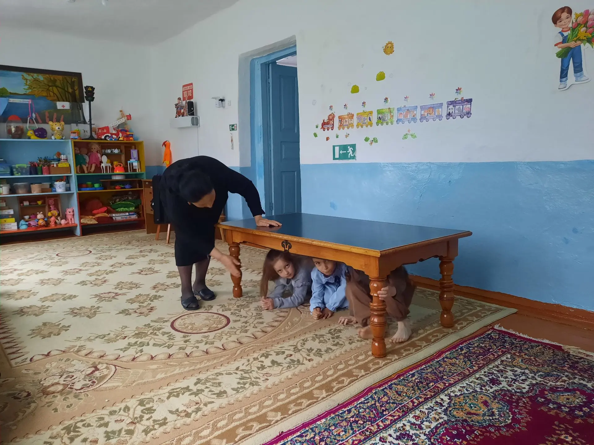 Тренировка по эвакуации при землетрясении в МКДОУ Детский сад c.Аялизимахи"13 мая 2026 ...