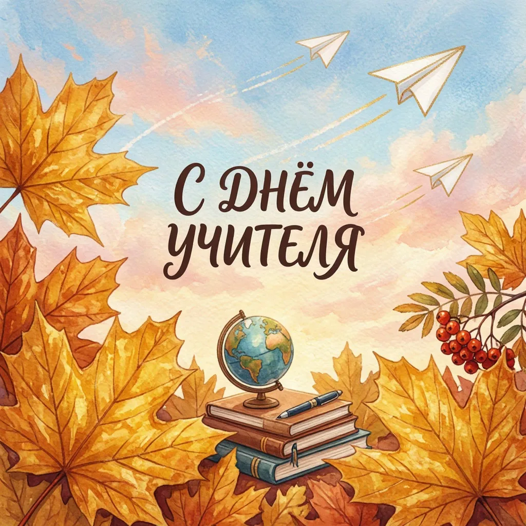 🍁С Днём учителя, дорогие педагоги и наставники! 🍁