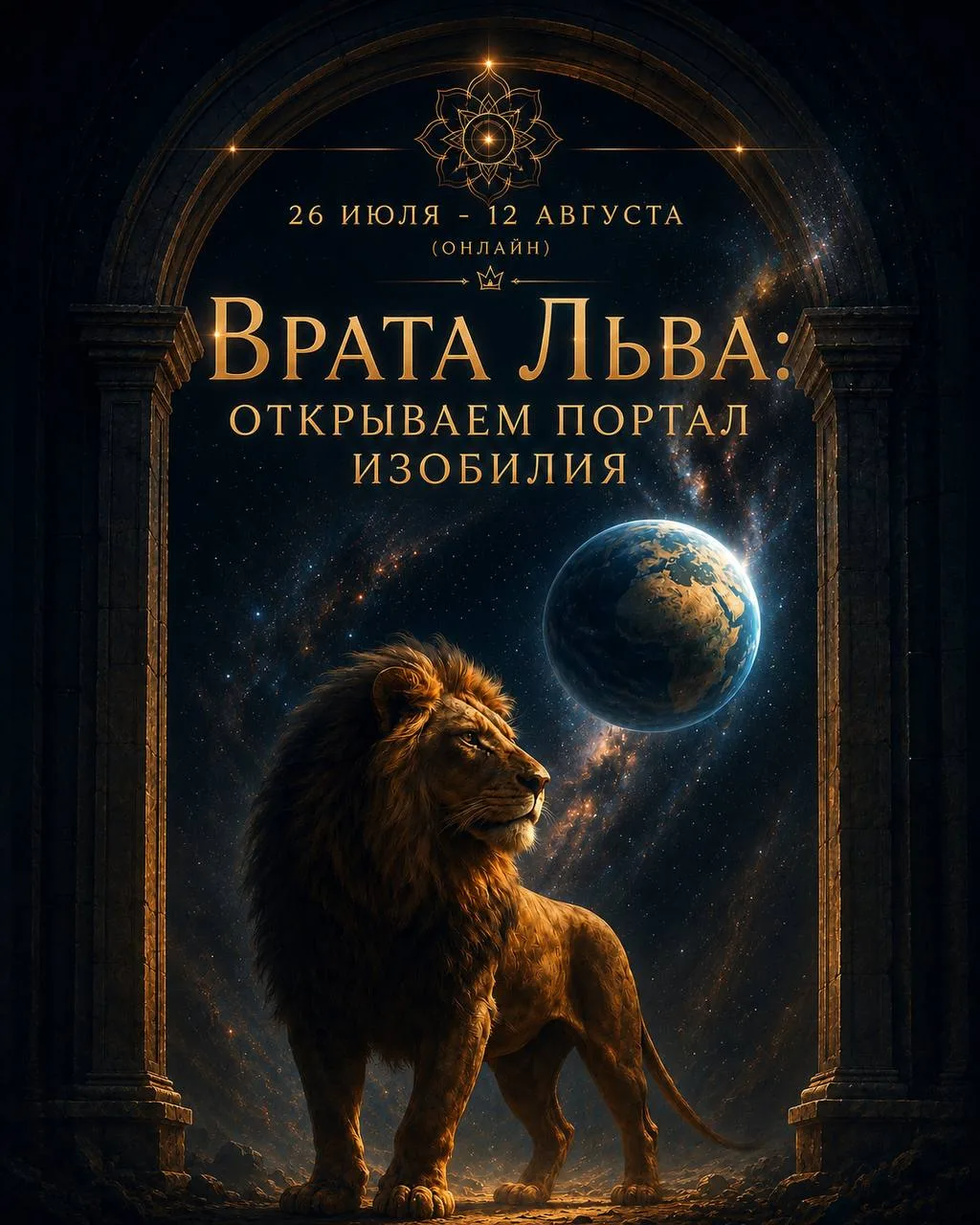 ✨ Близится Планетарный Новый год.

🦁 Совсем скоро откроются Врата Льва — период, когда Земля приним