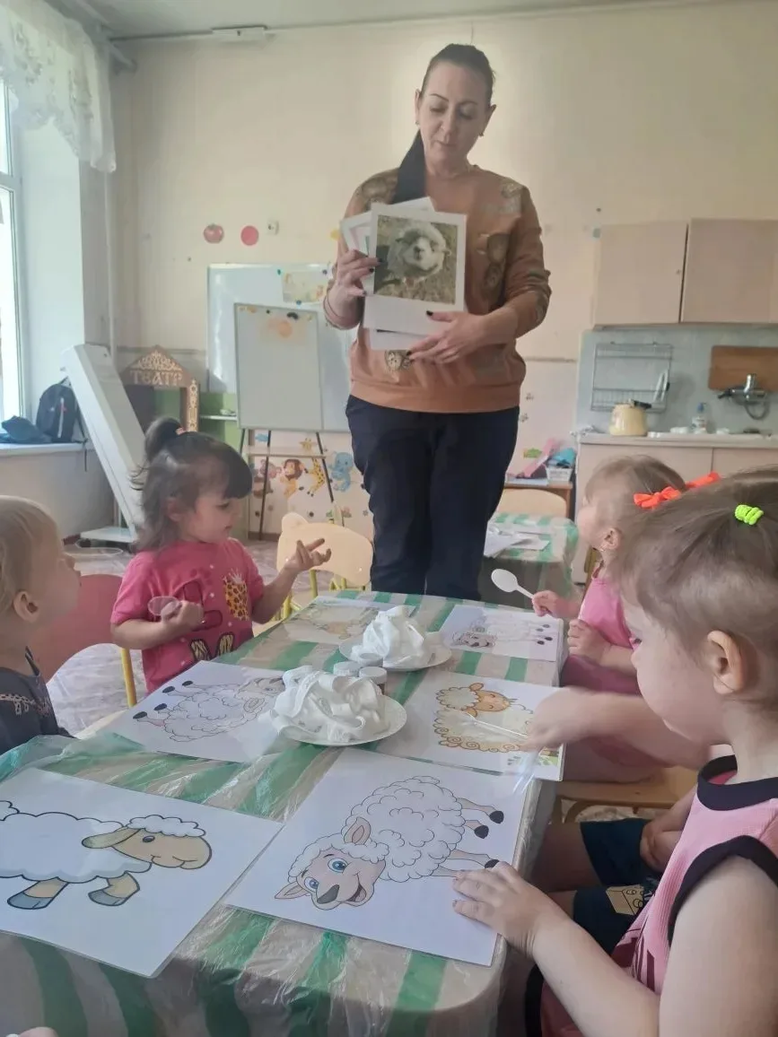 🐏🐑 «Барашики из пены для бритья»: творим и развиваемся!🍓🌞☝🏻