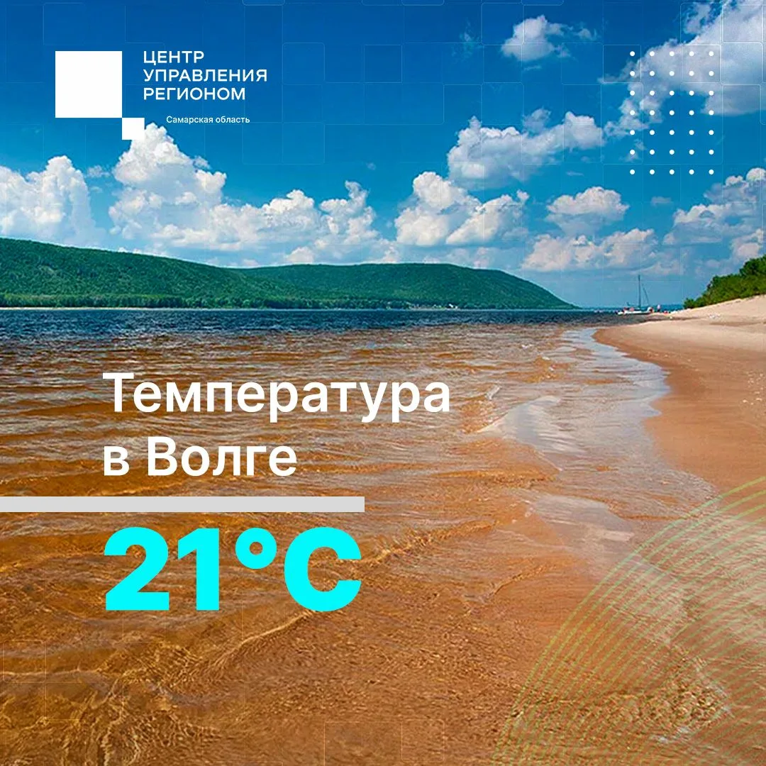 🌊🌡Волга продолжает нагреваться, в Саратовском водохранилище температура воды уже достигла +21 °C.
