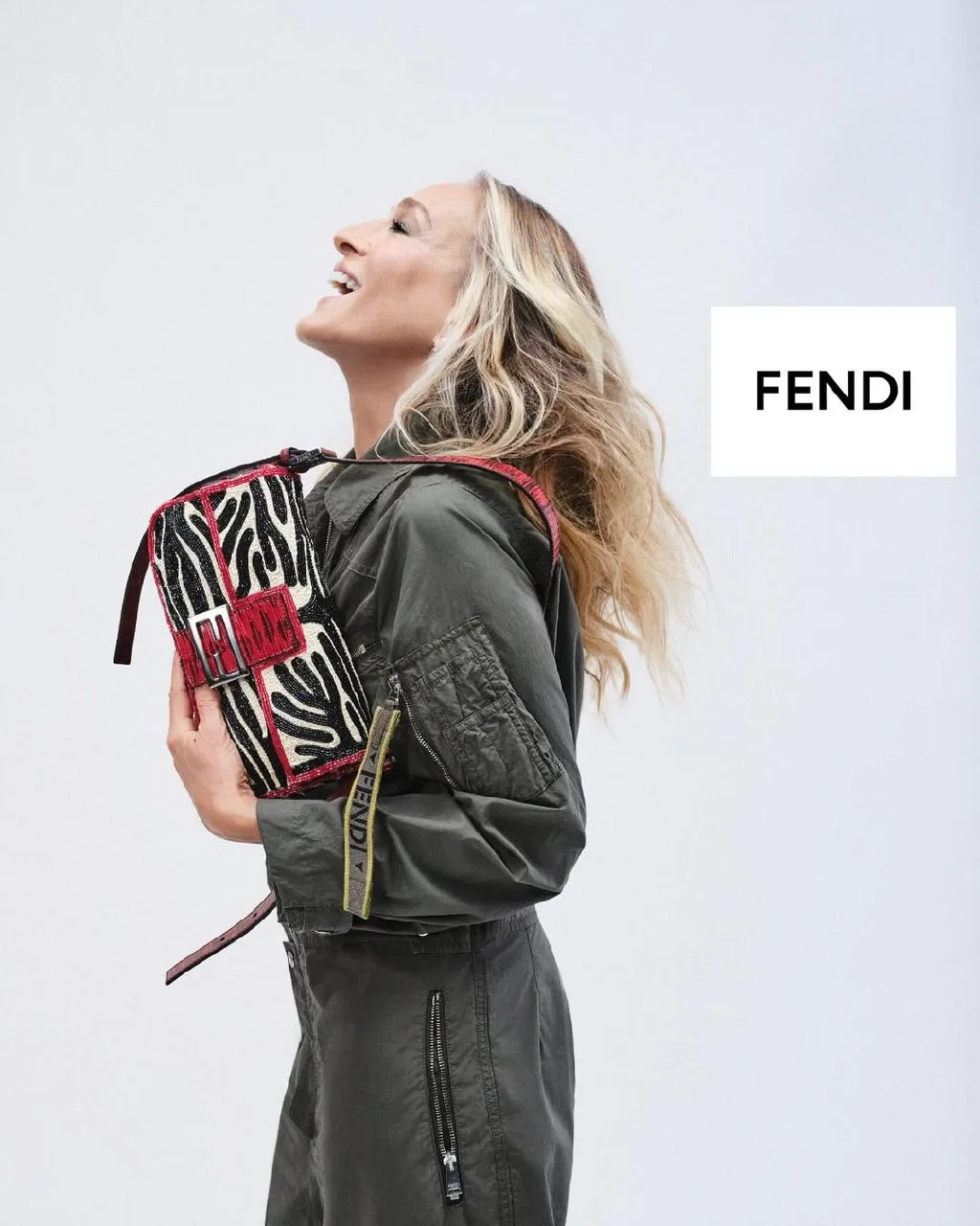 Сара Джессика Паркер — в кампейне сумки Fendi — Baguette.