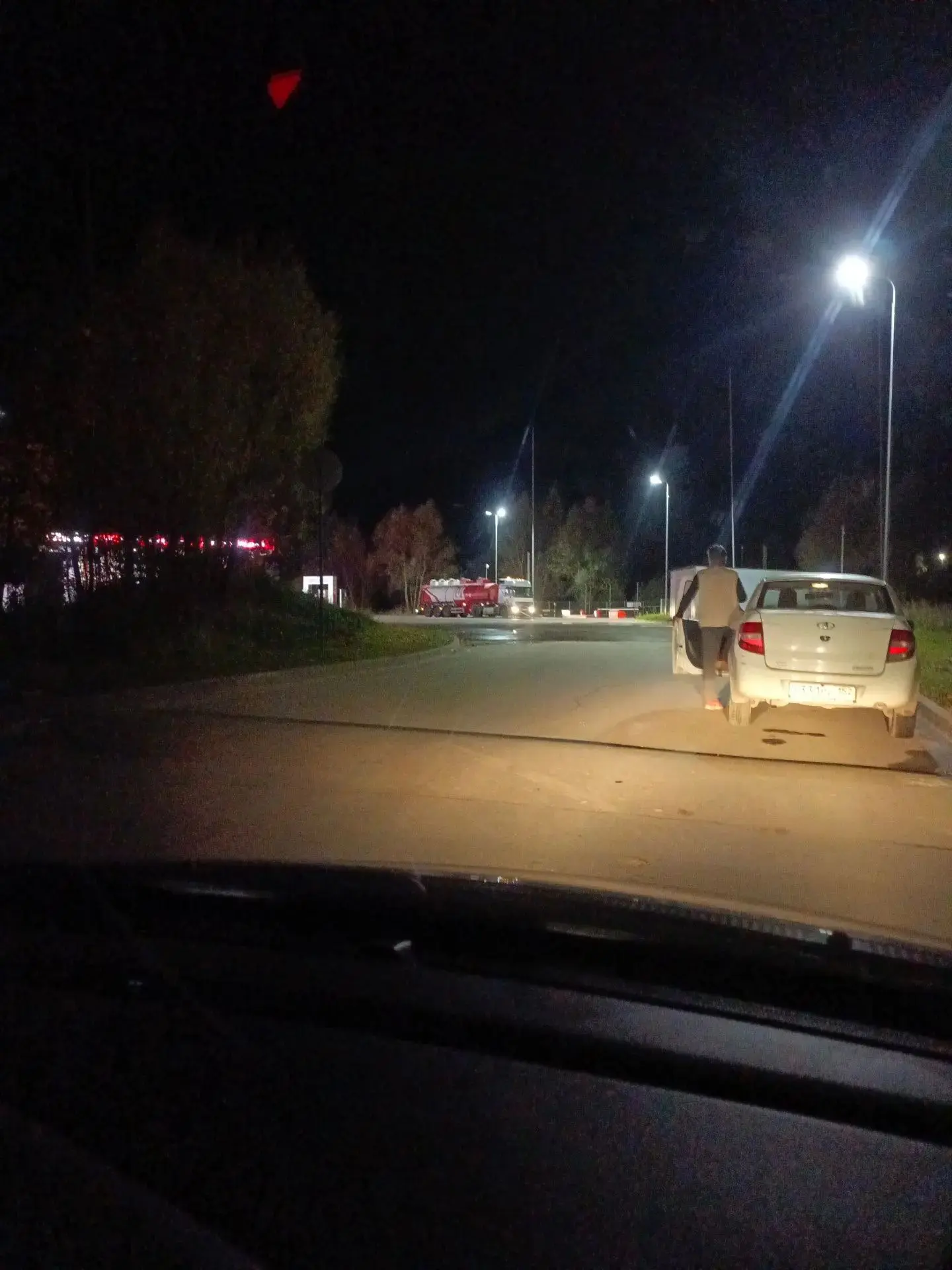 На Лаптево приехал бензовоз