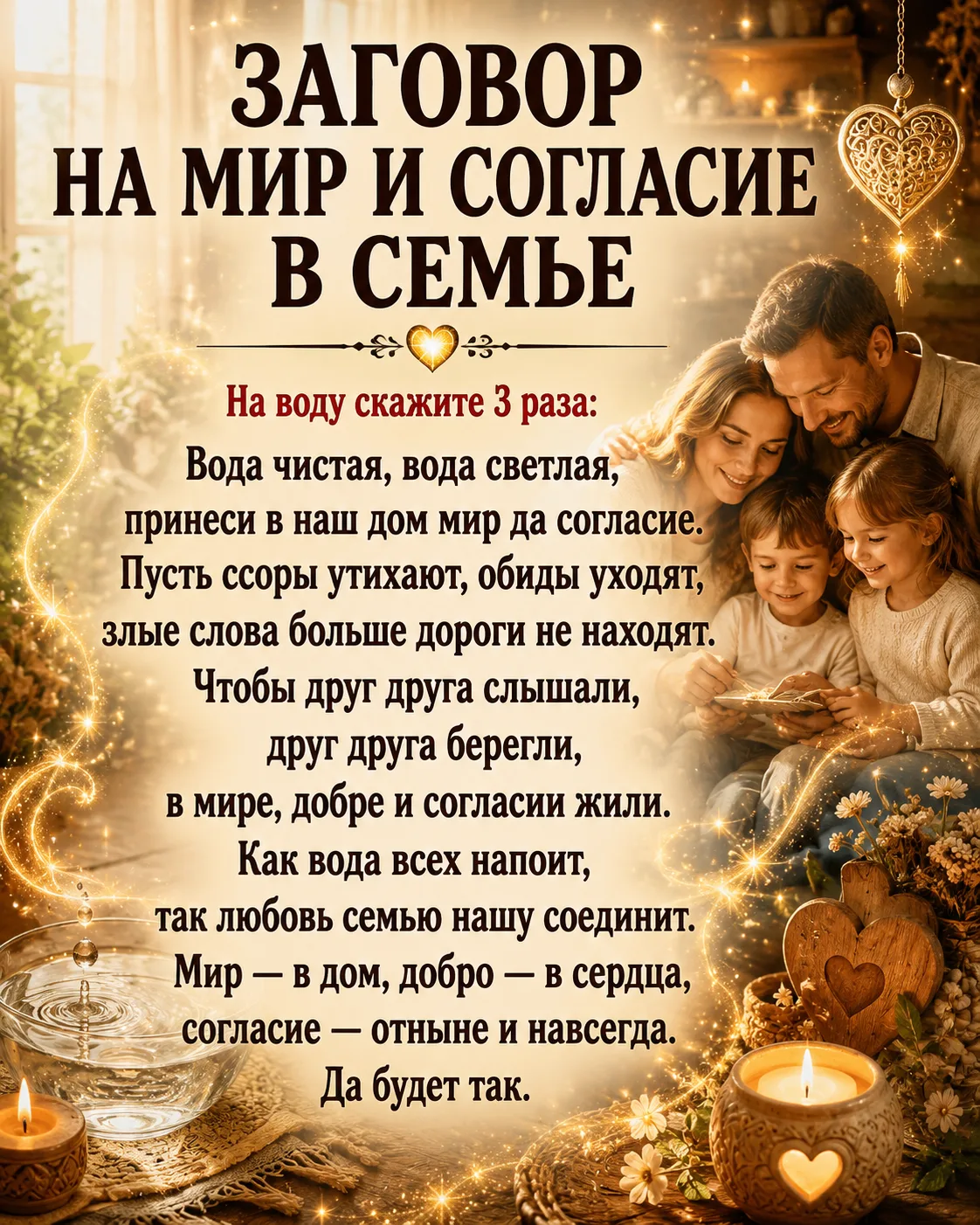 Счастье в дом.