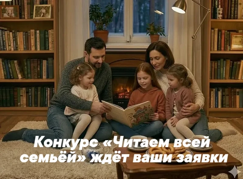 📚 Продолжается приём заявок на конкурс «Читаем всей семьёй». Запишите короткое видео и...
