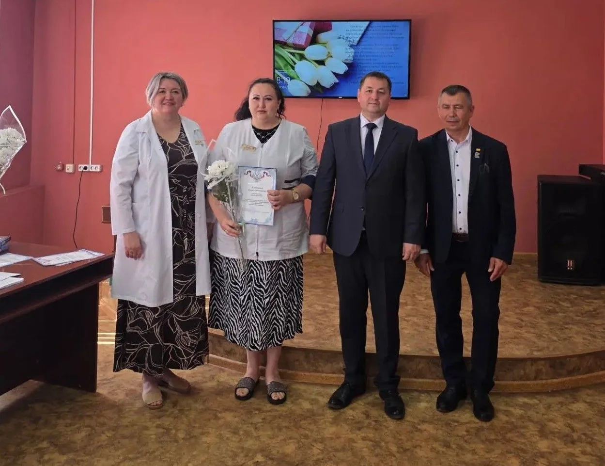 Сегодня в Цивильской больнице состоялось торжественное мероприятие, посвященное Дню медицинского раб