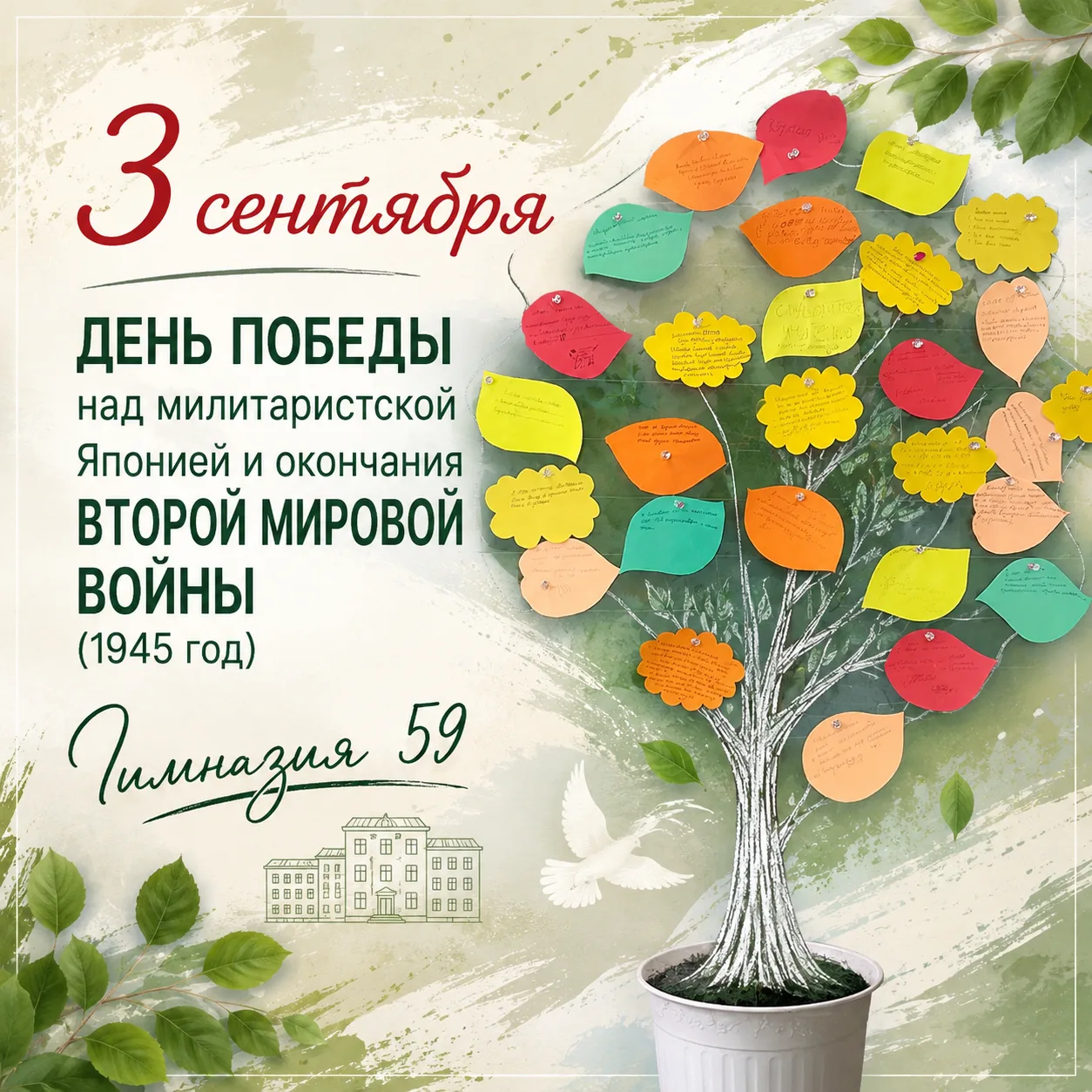 🌳 Дерево мира: листья-обещания